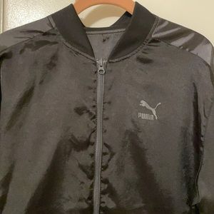 Puma reversible Satin bomber jacket